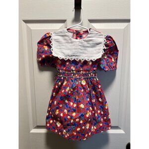 Colorful Floral Kids Casual Dress